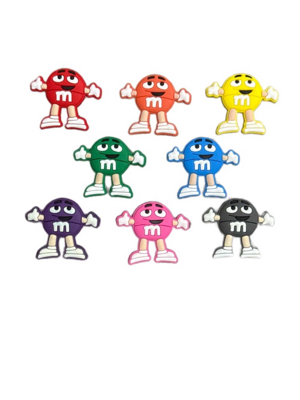 Character Rubber Shoe Charms - Assorted Colors